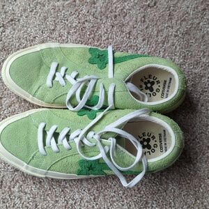 Golf le Fleur Converse Green in Green One Star size 9 Limited Edition